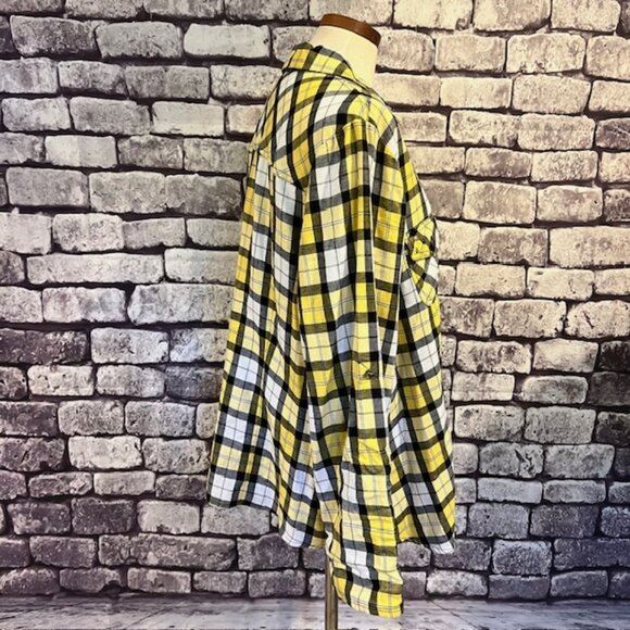 Cato NWT V-Neck Button Down Plaid Blouse Size 22/24 - Picture 8 of 10